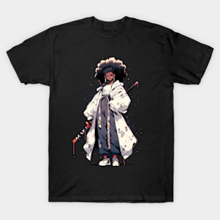 Afro Samurai Girl T-Shirt